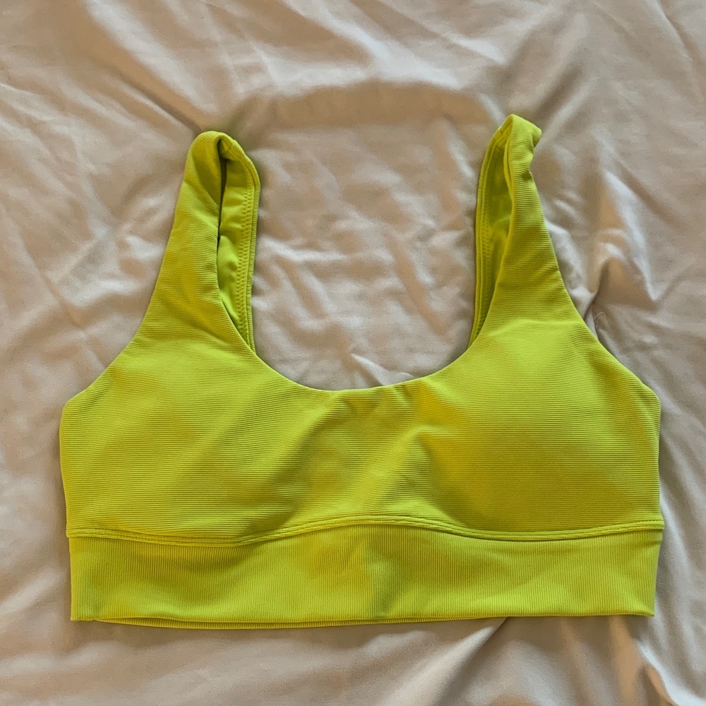 Lime Green Sports Bra